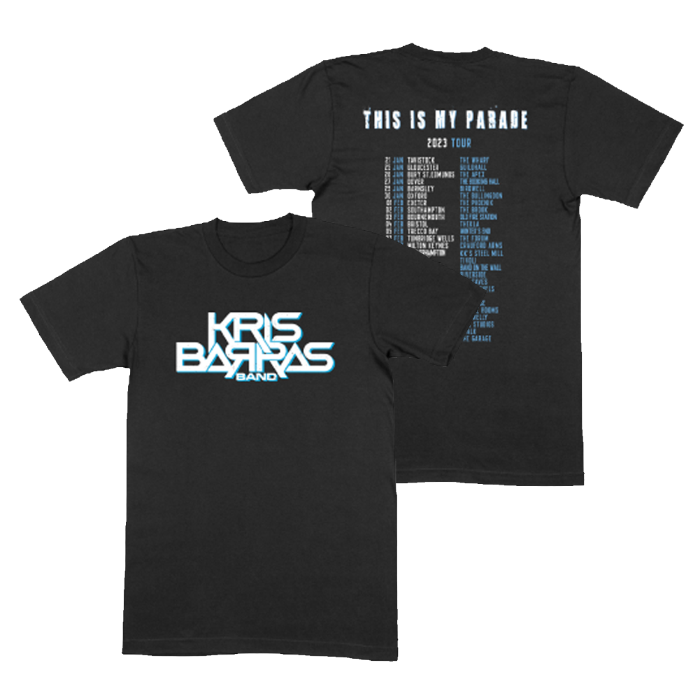Kbb 2023 Tour Black T Shirt The Kris Barras Band Uk