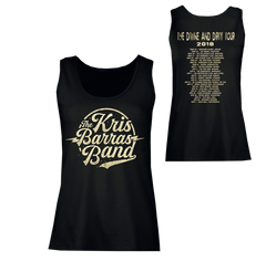 KRIS BARRAS BAND LOGO TOUR VEST LADIES