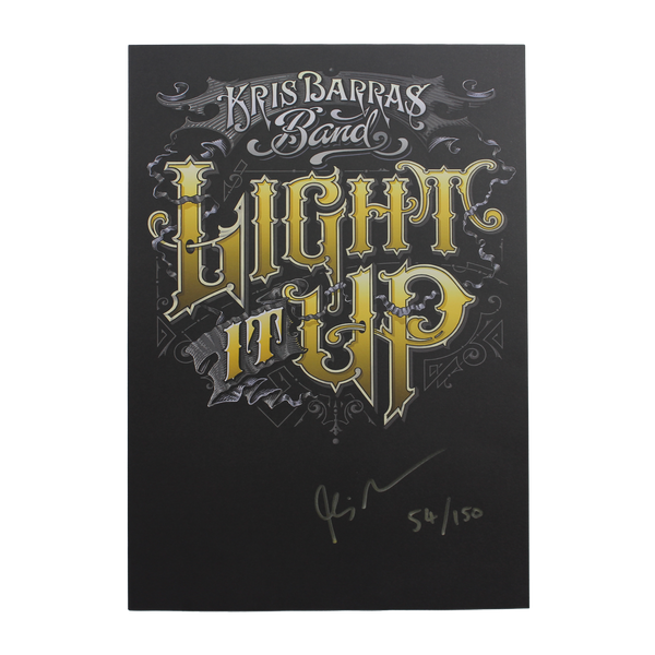 LIGHT IT UP SIGNED & NUMBERED A3 LITHOGRAPH